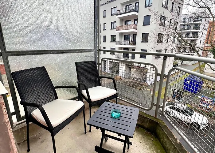 Naehe Frankfurt Messe Mit Netflix Und Balkon Apartamento *